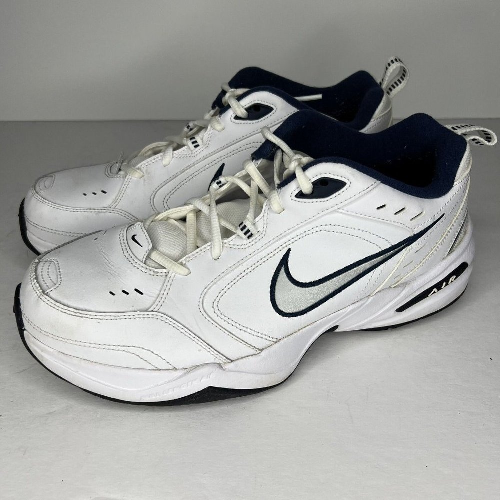 Nike Air Monarch IV Men's Size 10.5  White Casual Sneakers  416355-102